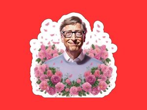 Bill Gates Sticker