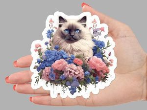 Birman Cat Sticker