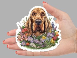 Bloodhound Dog Sticker