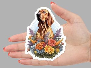 Bloodhound Dog Sticker