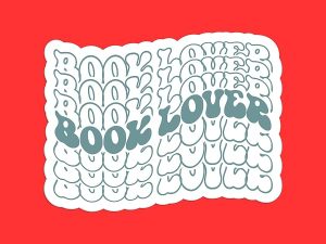 Book Lover Sticker