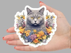 British Shorthair Cat Sticker
