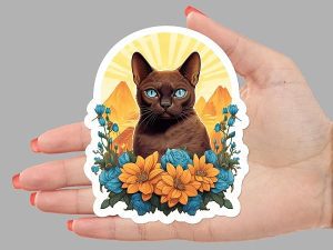 Burmese Cat Sticker