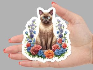 Burmese Cat Sticker