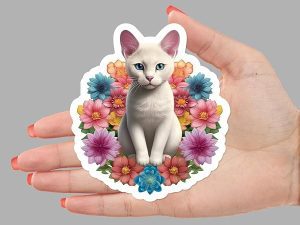 Burmilla Cat Sticker
