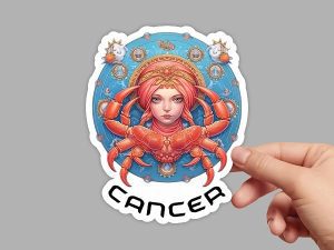 Cancer Zodiac Sticker