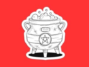Cauldron Sticker