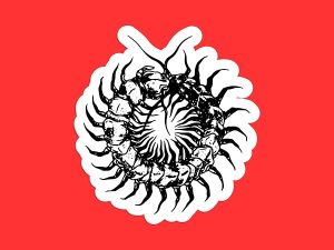 Centipede Sticker