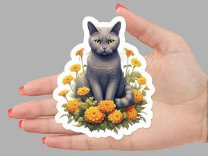 Chartreux Cat Sticker