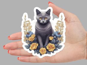 Chartreux Cat Sticker