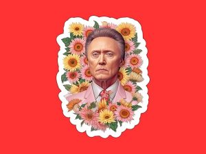 Christopher Walken Sticker