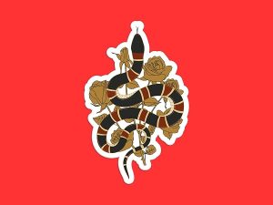 Coral Snake sticker