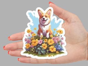 Corgi Dog Sticker