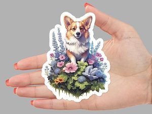Corgi Dog Sticker