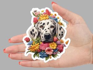 Dalmatian Dog Sticker
