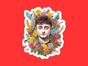 Daniel Radcliffe Sticker