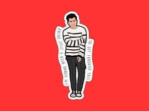 David Rose Sticker
