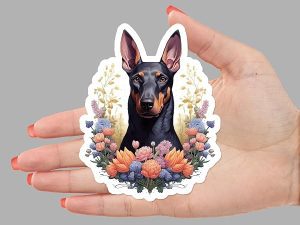 Doberman Dog Sticker