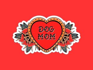 Dog Mom Sticker