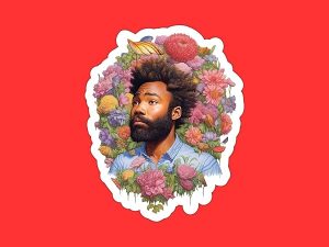 Donald Glover Sticker