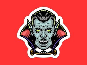 Dracula Sticker