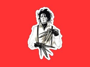 Edward Scissorhands Sticker