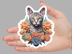 Egyptian Mau Cat Sticker