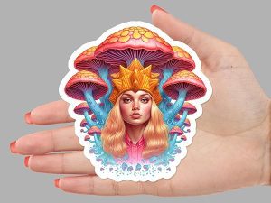 Fantasy Mushroom Sticker
