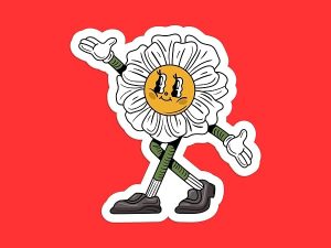 Flower Sticker