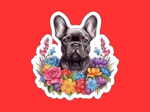 French Bulldog Sticker