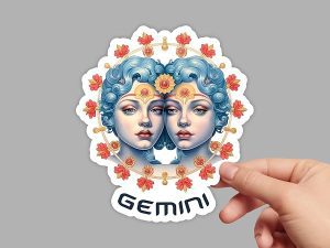 Gemini Zodiac Sticker
