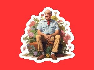Gene Hackman Sticker, 9"