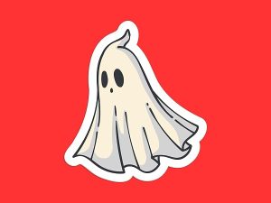 Ghost Sticker
