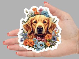 Golden Retriever Dog Sticker