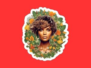 Halle Berry Sticker