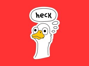 Heck Goose Sticker