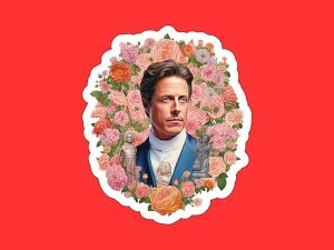 Hugh Grant Sticker