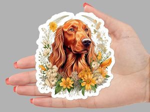 Irish Setter Dog Sticker