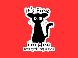 It's Fine Sticker