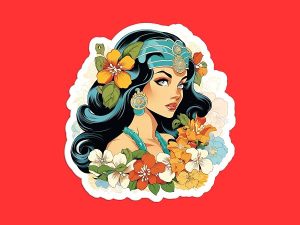 Jasmine Princess Sticker