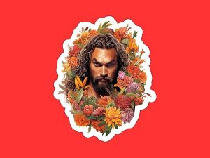 Jason Momoa Sticker