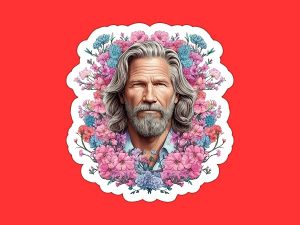 Jeff Bridges Sticker