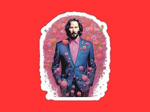 Keanu Reeves Sticker