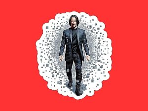 Keanu Reeves Sticker