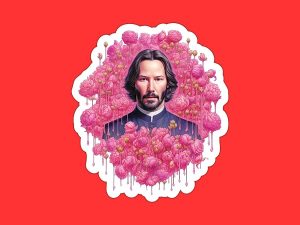 Keanu Reeves Sticker
