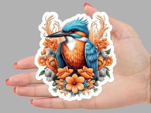 Kingfisher Bird Sticker