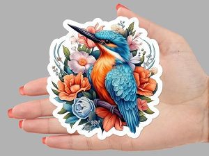 Kingfisher Bird Sticker