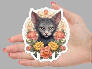 Lykoi Cat Sticker