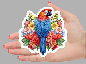 Macaw Bird Sticker