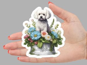 Maltese Sticker